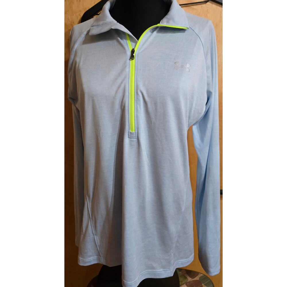 Women's Under Armour Heat Gear Long Sleeve Zip Up (Size Large)